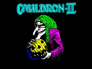 Cauldron I & II back cover for ZX Spectrum